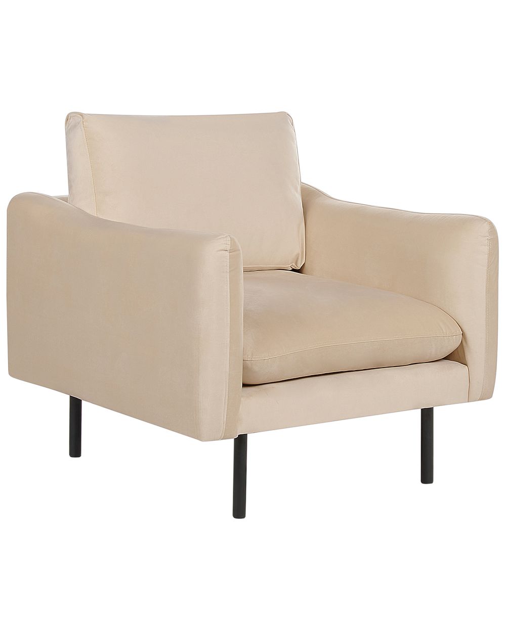 Fauteuil VINTERBRO Fluweel Beige