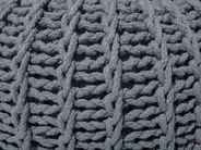 Pouffe CONRAD Cotton Dark Grey_813948