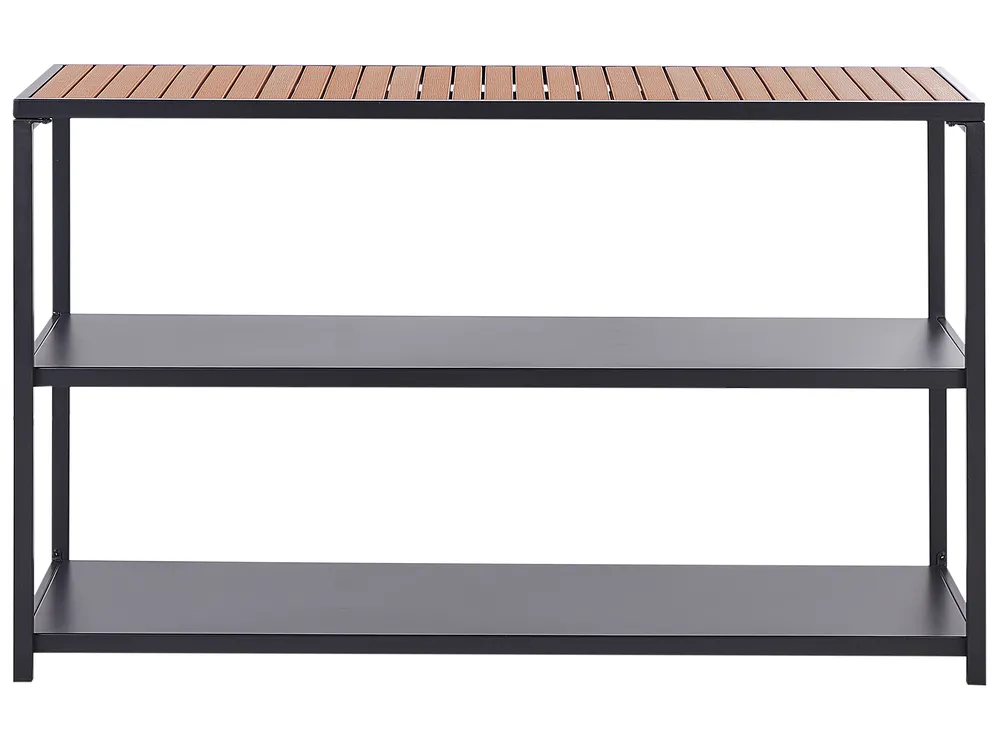 Outdoor-Kücheninsel AVETRANA Schwarz Metall_933455
