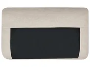 Eckschlafsofa 3-Sitzer HRISEY mit Stauraum Kunstleinen Beige rechtsseitig_1033406