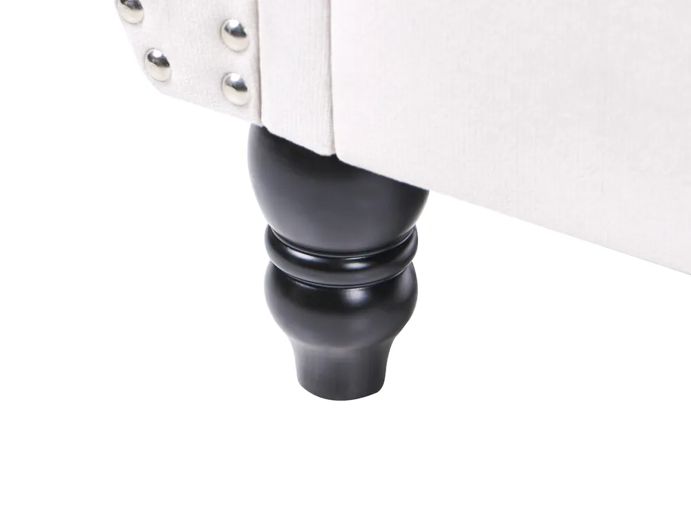 Sofa 2-Sitzer SKIEN Samtstoff Hellbeige_1034012