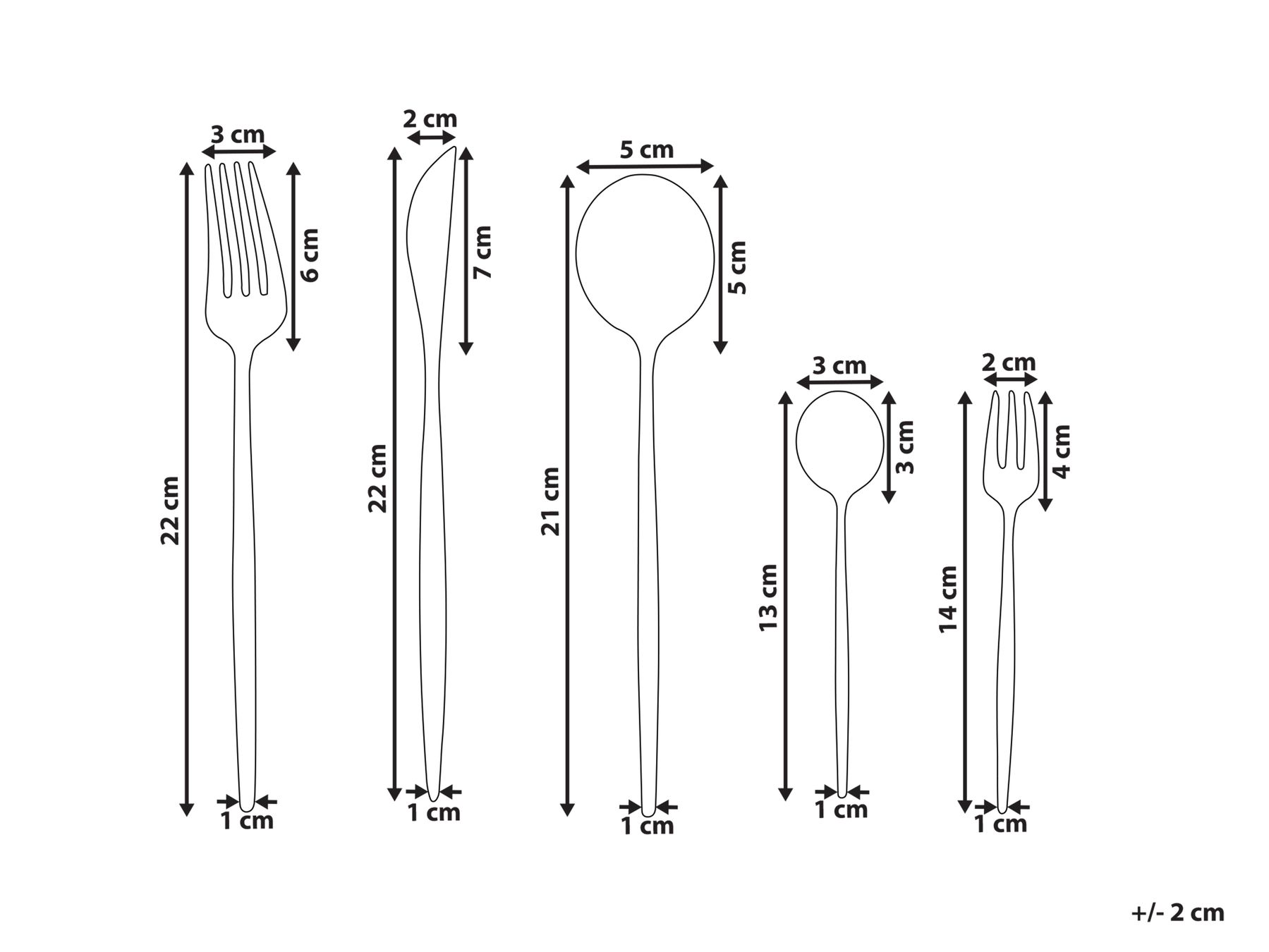 Besteckset 30-teilig RIGATONI Bunt_902905