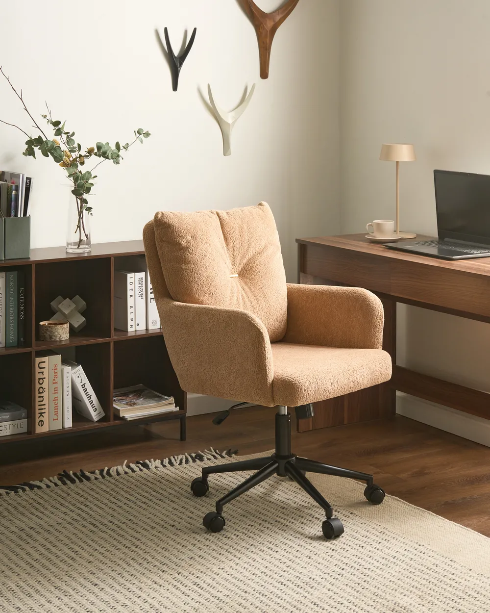 Schreibtischstuhl ALPINE Stoff Beige