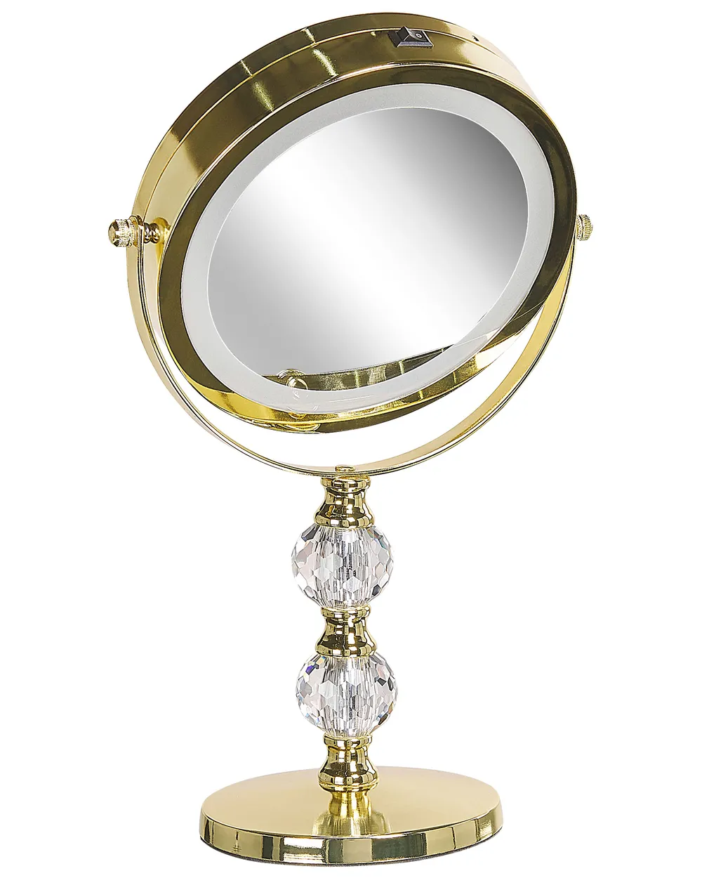 Kosmetikspiegel LED CLAIRA Gold_813649