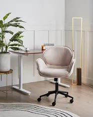 Schreibtischstuhl BELMAR Stoff Taupe_1006670