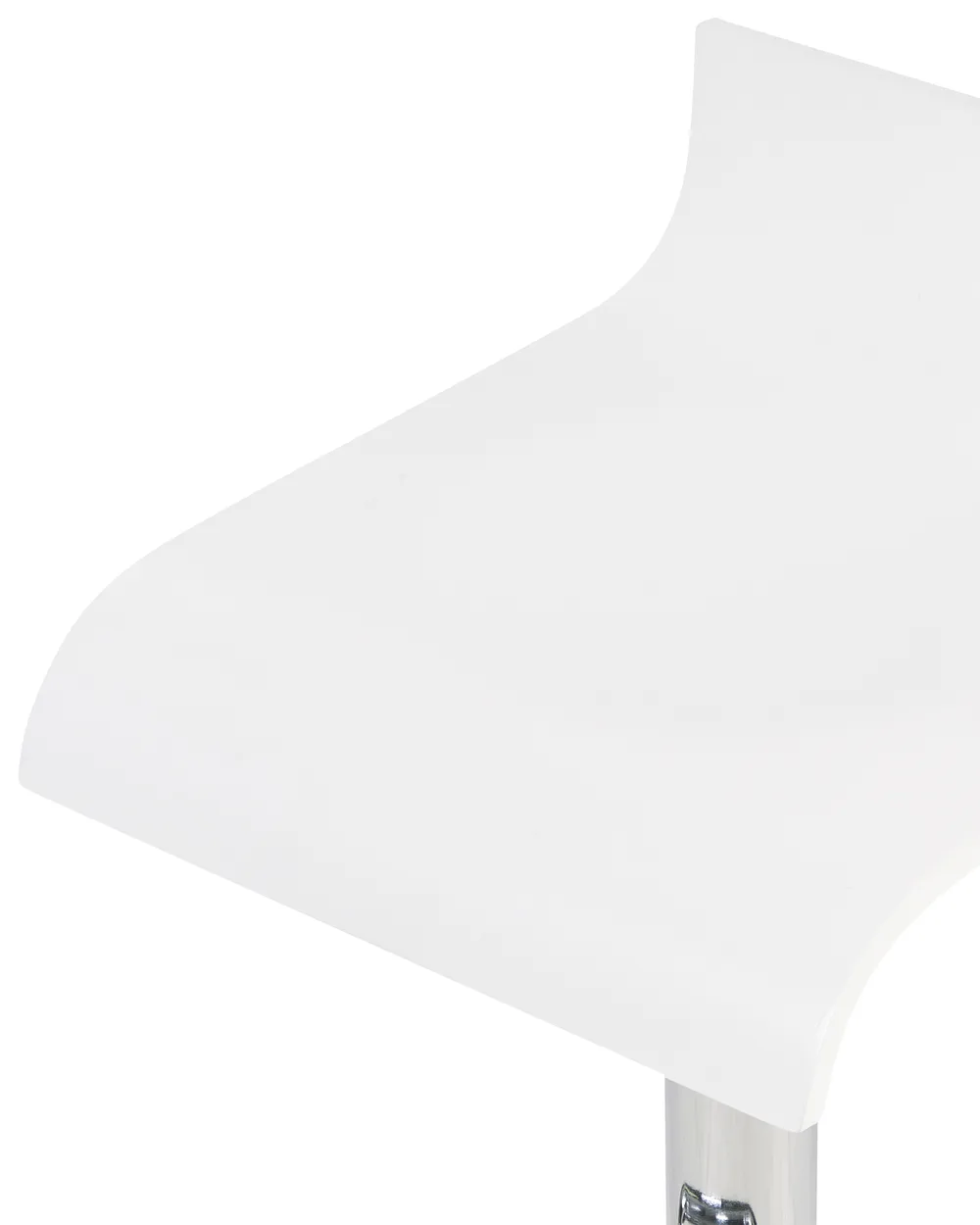 Set mit 2 Barstühlen VALENCIA drehbar Weiß_700783