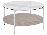 Couchtisch LOVELL Sicherheitsglas Silber_937272