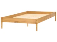 Bett ohne Kopfteil Kiefernholz VEYRAC 120 x 200 cm Hellbraun_1099075