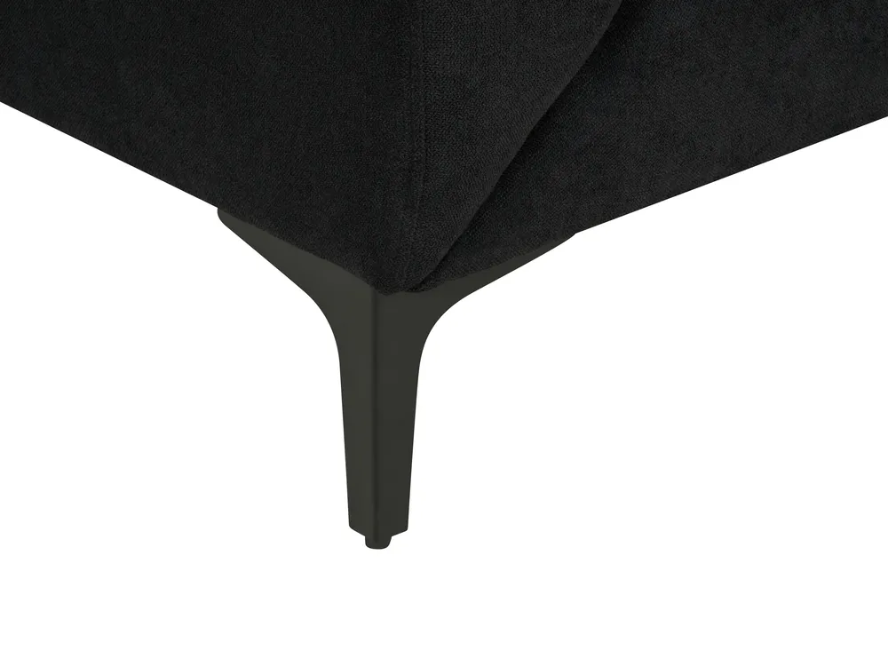 Sofa 3 Seater FENES Fabric Black_897888