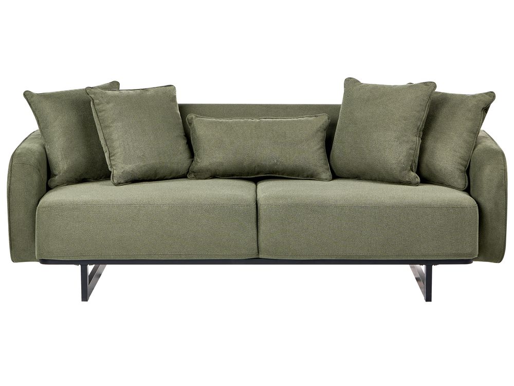 Sofa 3 Seater SVANEK Fabric Green