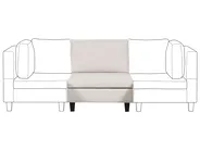 1-Seat Section UNSTAD Fabric Light Beige_893673