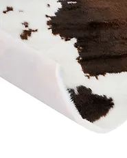 Faux Cowhide Rug BOGONG Brown 150 x 200 cm_1184548