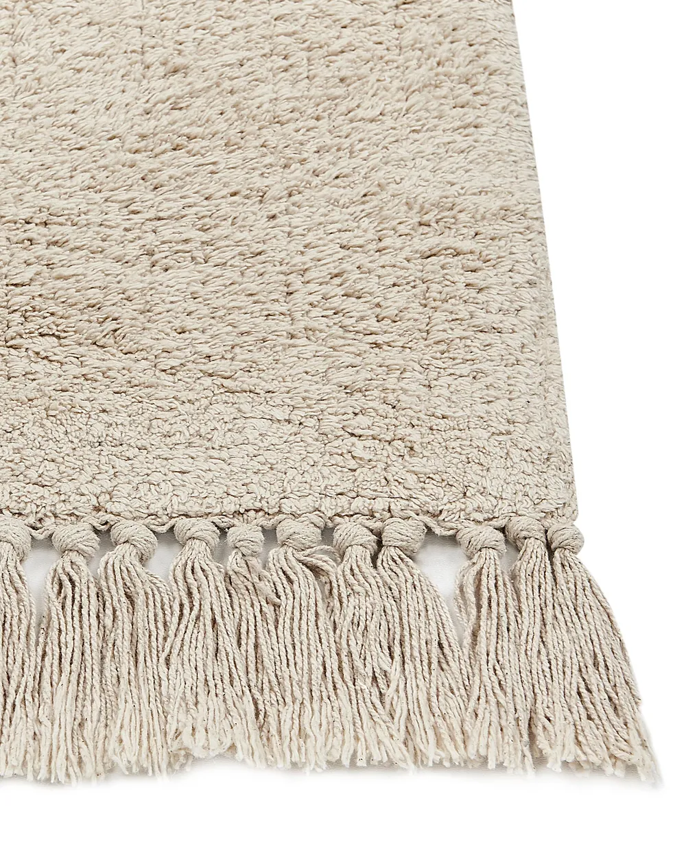 Teppich SAZLI Beige 160 x 230 cm Baumwolle_839799