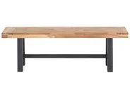 Gartenmöbel Set 6-Sitzer SCANIA Akazienholz Schwarz_674504