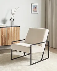Sessel DELARY Samtstoff Hellbeige_1156181