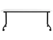 Zusammenklappbarer Schreibtisch CAVI 180 cm 60 cm mit Rädern Weiß_922299