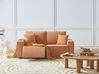 Sofa elektrisch verstellbar 2-Sitzer NUKARI Cord Orange