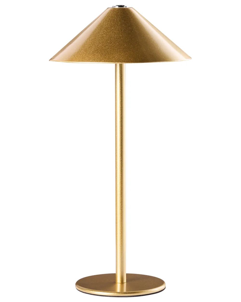 Kabellose LED Tischlampe MODJO mit Dimmer Metall Gold