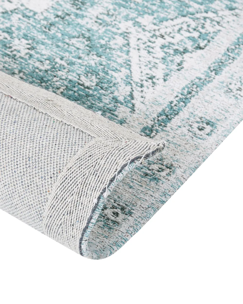 Rug FULLA Mint Green 160 x 230 cm Cotton_852245