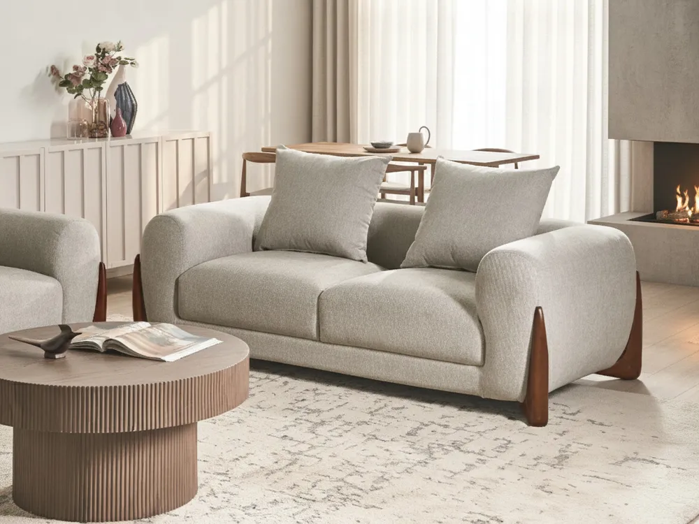 Sofa 2-Sitzer VINLIDEN Taupe