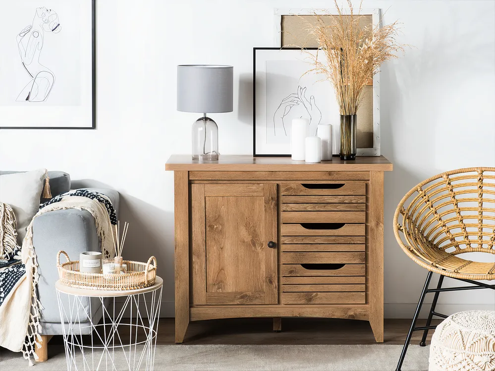 Sideboard mit 2 Türen AGORA Braun