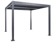 Pavillon FORNOLI 296 cm 296 cm Metall Schwarz_932953