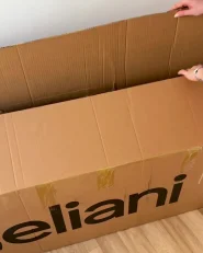Decorative Vase APAMEA 33 cm Stoneware Silver_1173662