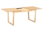 Ausziehbarer Esstisch CAMDEN Helle Esche 160/200 cm 95 cm_992726