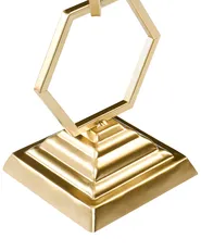Kerzenständer ARDEE 44 cm Metall Gold_995155