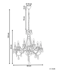 Chandelier BLAKNEY L Silver_1165063