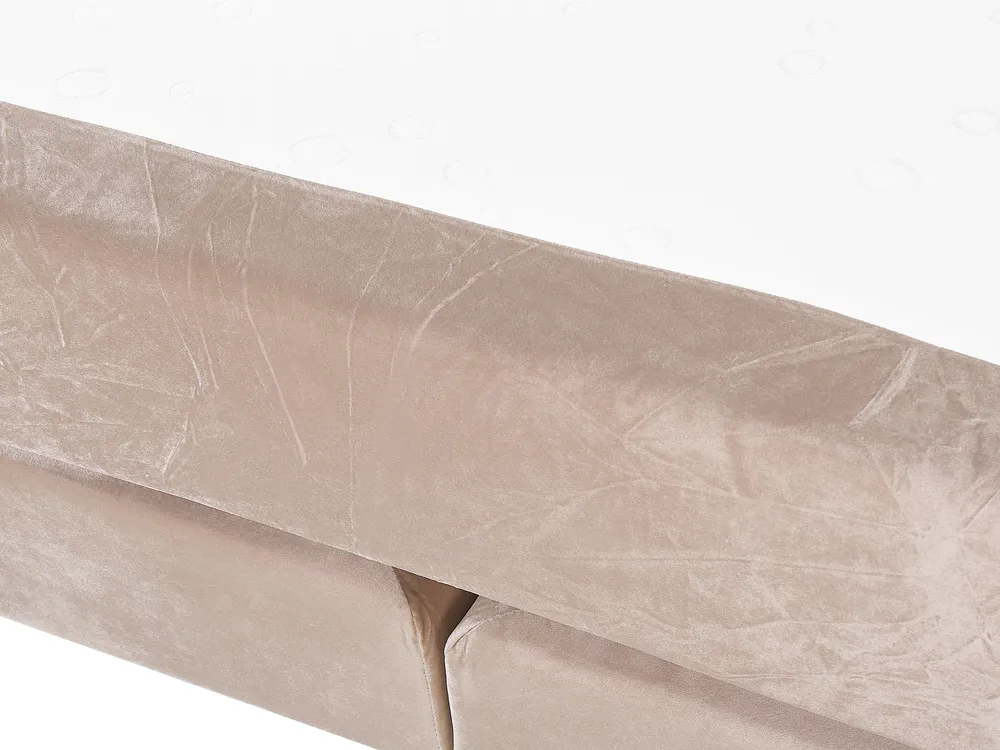 Boxspringbett Samtstoff MARQUISE 180 x 200 cm Beige_798439