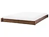 Bett ohne Kopfteil Holz ANTRAS 160 x 200 cm Dunkelbraun