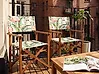 Set of 2 Garden Chair Replacement Fabrics CINE Pink