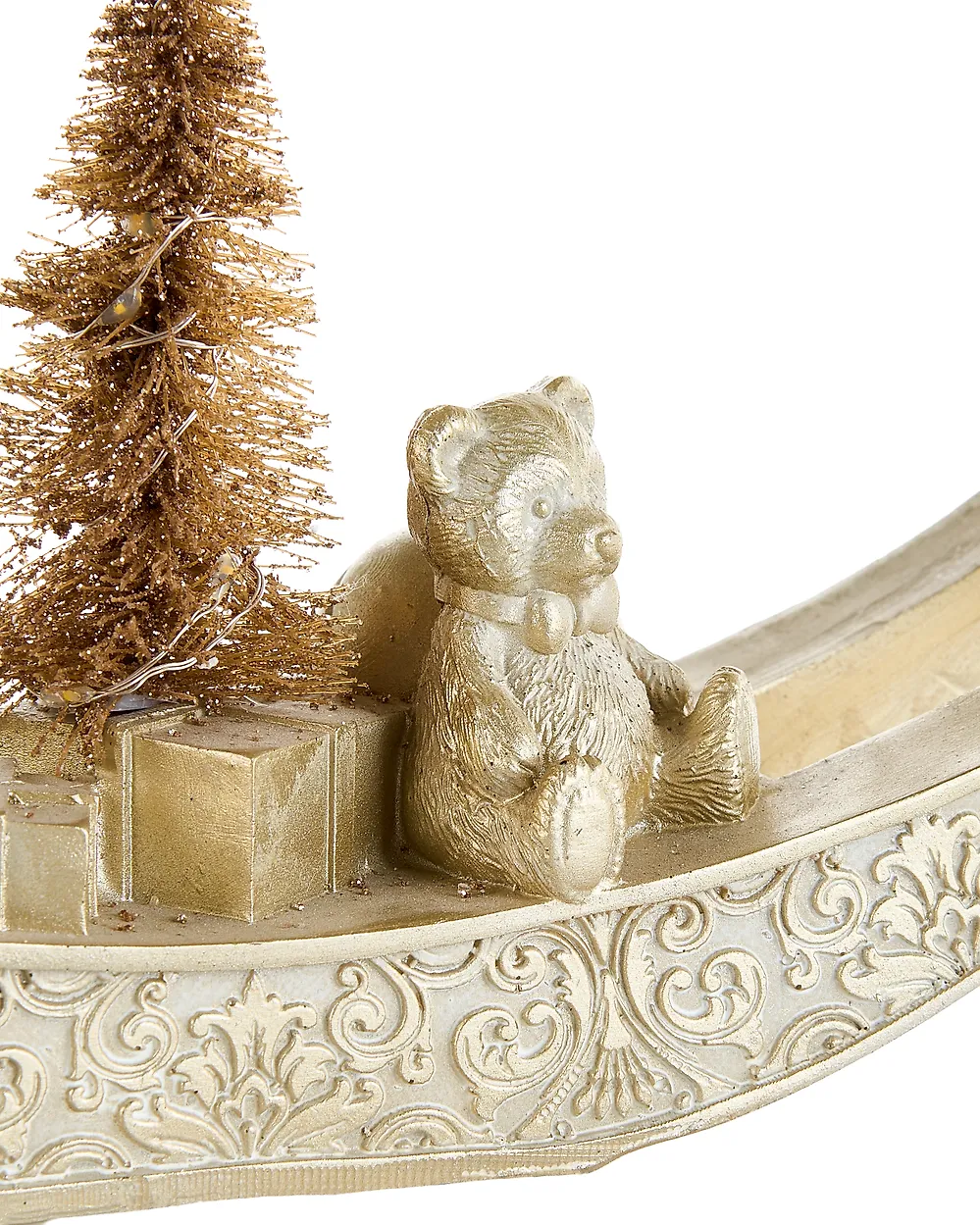 Set of 2 Christmas Decorations LED YPPARI 30 cm Gold_1175033
