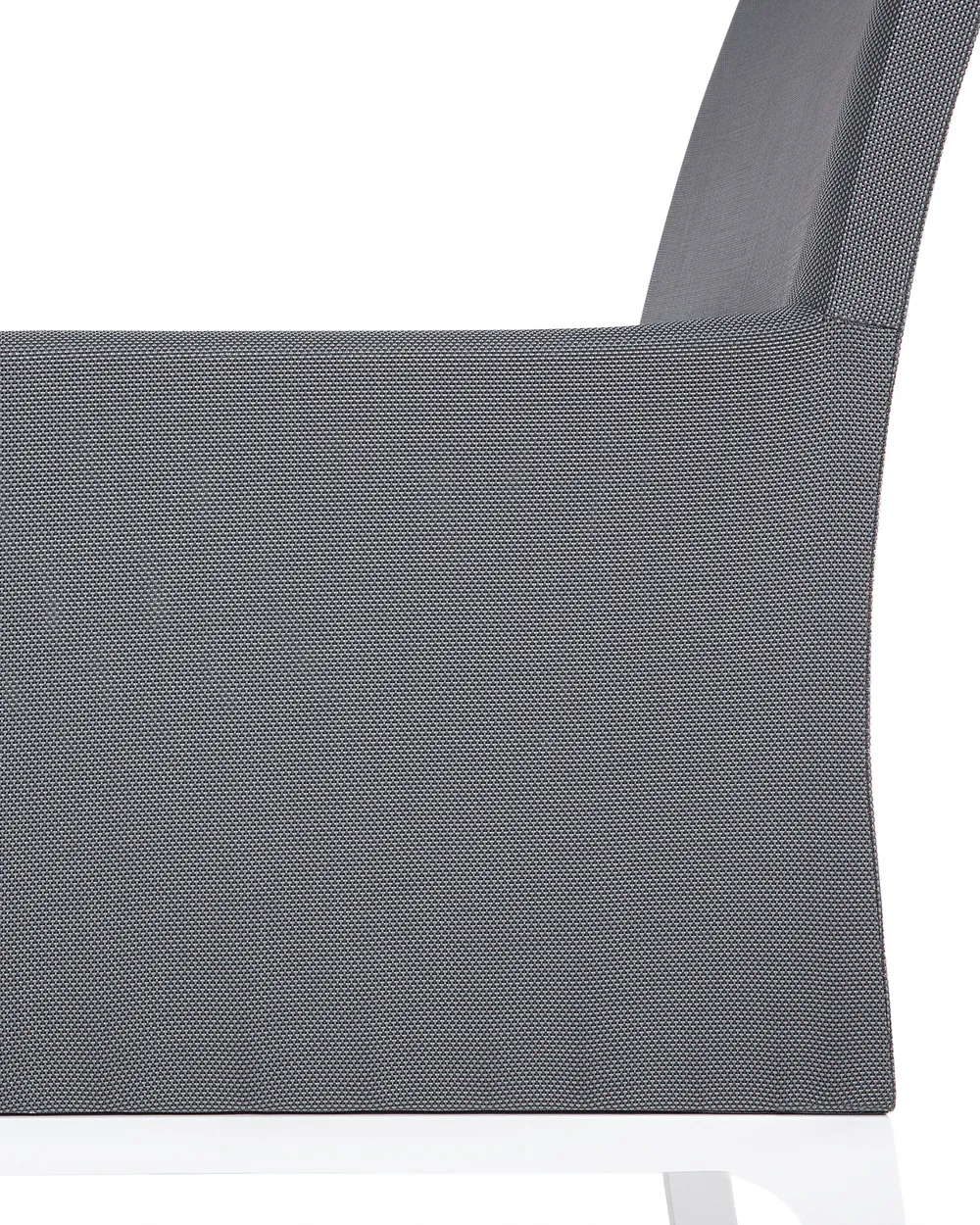 Set of 4 Garden Chairs BACOLI Fabric Dark Grey_825778