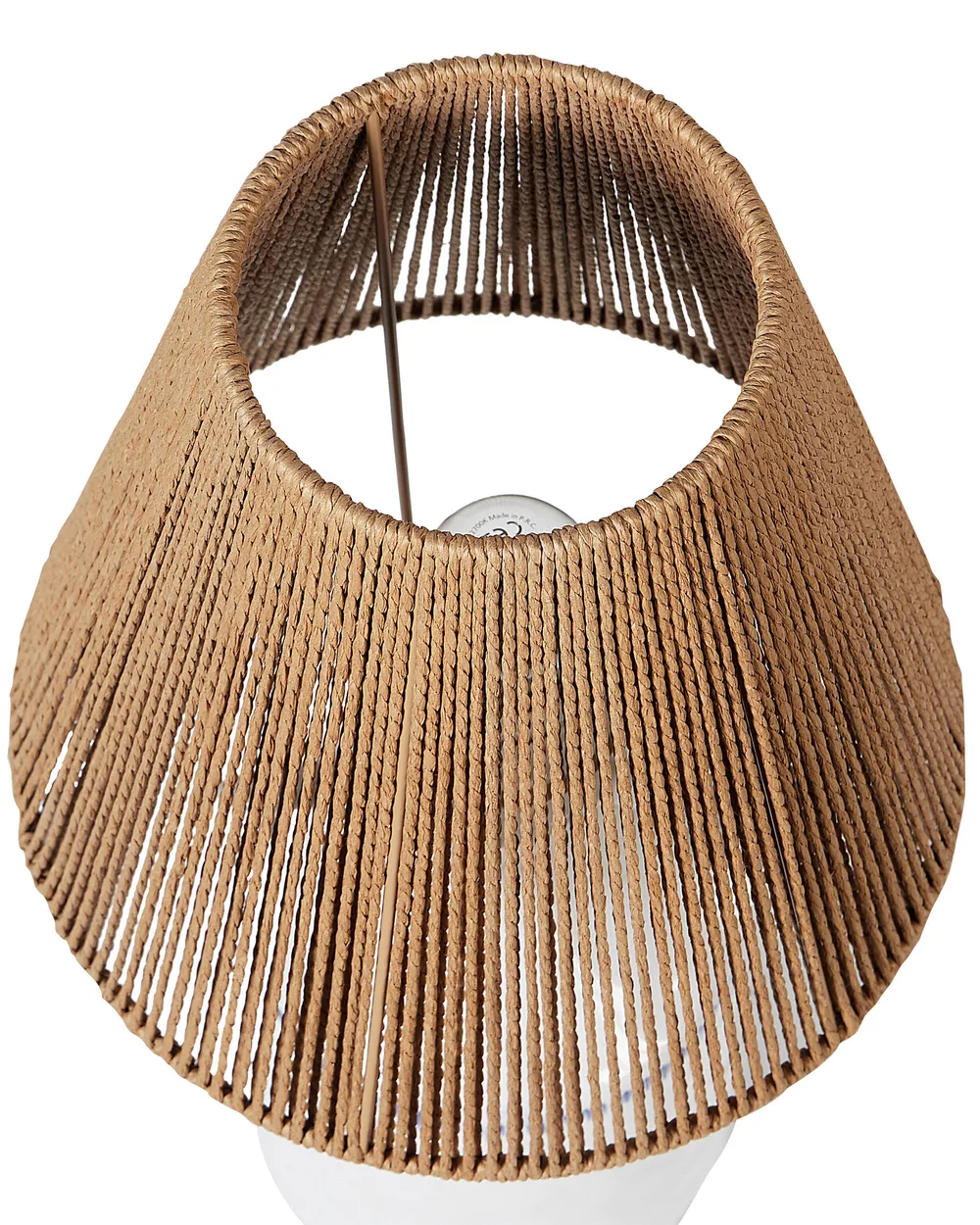 Tischlampe LARISSOS Keramik Weiß_897315
