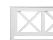 Bed Pine Wood TANNAY 180 x 200 cm (EU Super King) White_734444