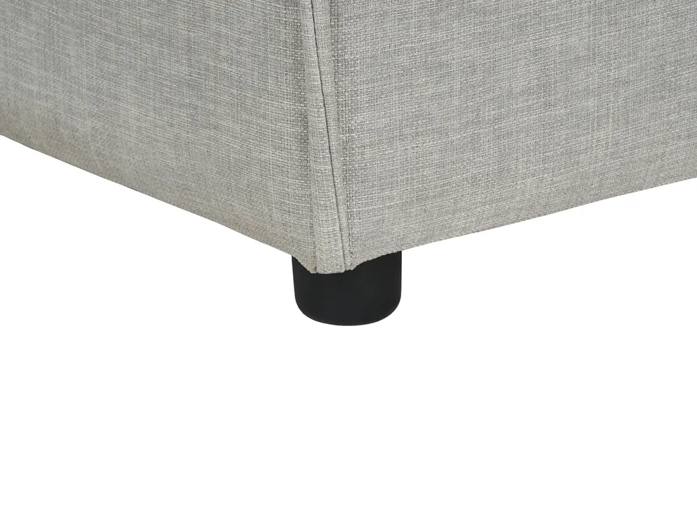 Modul Ecksofa 4-Sitzer ARDAL Stoff Hellgrau linksseitig_949501