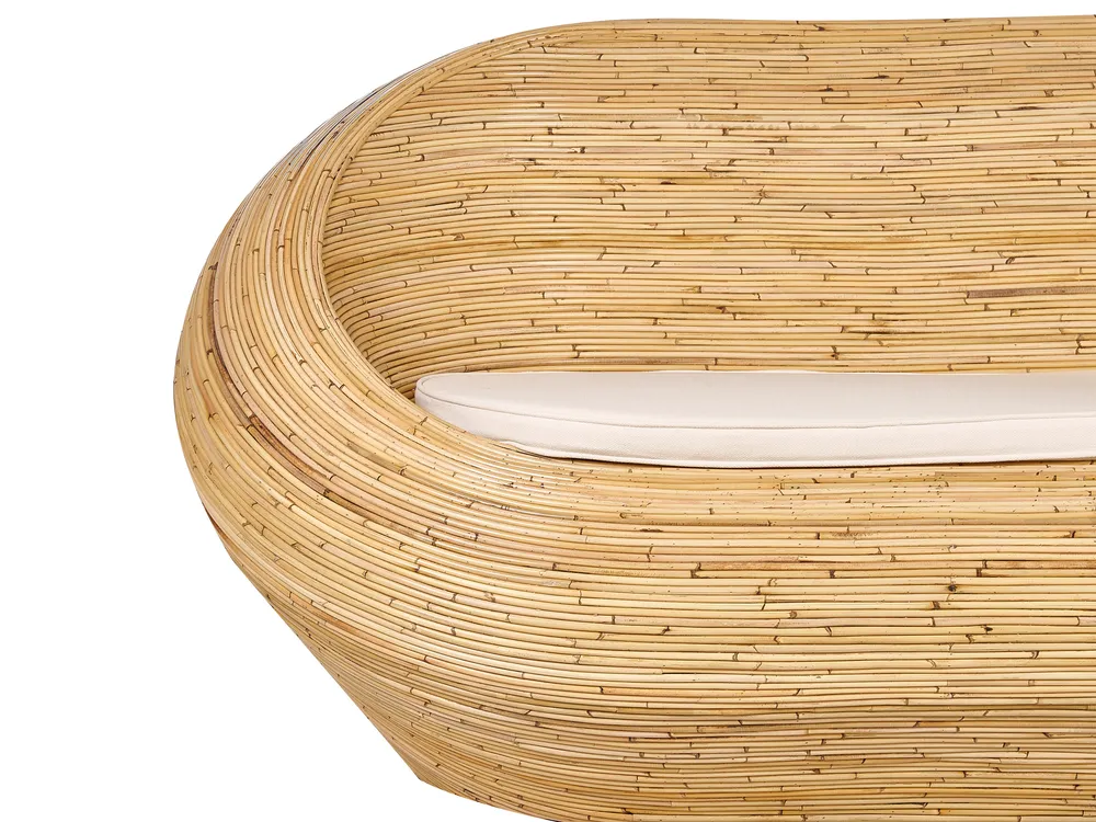 Gartensofa 2-Sitzer MAIORI Rattan Naturfarben_928300
