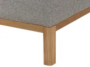 Ecksofa 3-Sitzer SOSJO Stoff Hellgrau rechtsseitig_941075