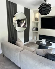 Sofa 3-Sitzer MATILA Stoff Hellgrau_982962