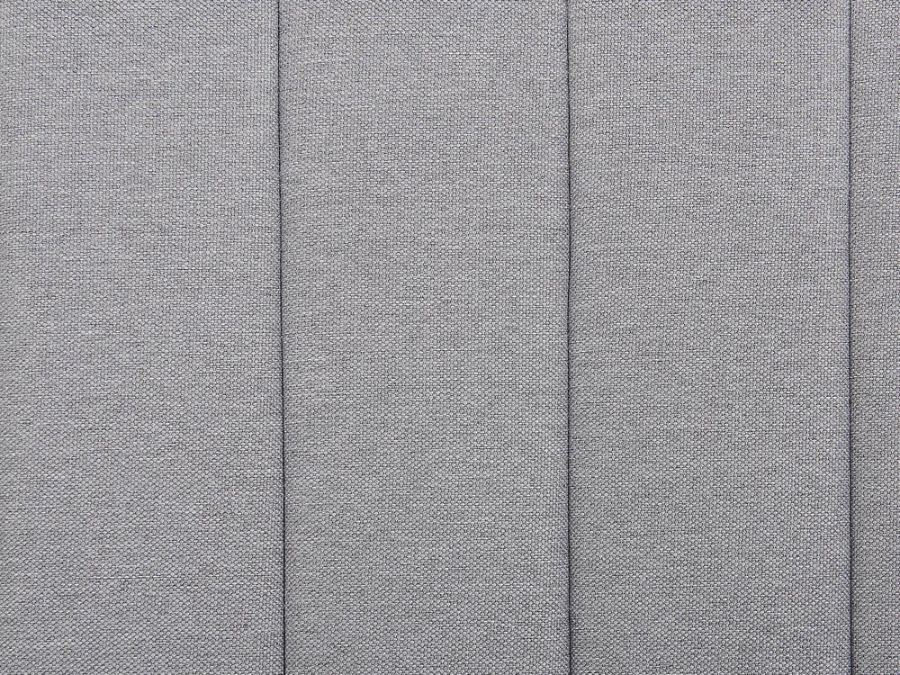 Bett mit Lattenrost Stoff POITIERS 180 x 200 cm Hellgrau_793454