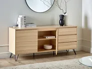Sideboard mit 2 Türen CARDIGAN Hellbraun_979172