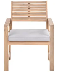 Lounge Set mit Tisch 4-Sitzer FIAMES zertifiziertes Akazienholz Grau_1049537