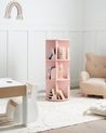Drehbares Bücherregal CANEY 94 cm Pastellrosa