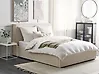 Bett mit Stauraum MOISSAC Stoff Beige 160 x 200 cm