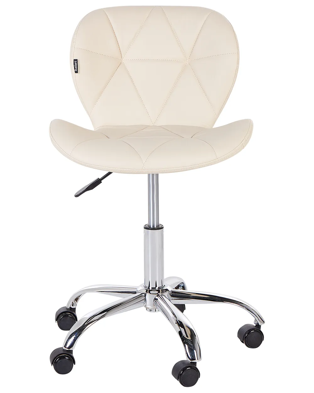 Schreibtischstuhl VALETTA Kunstleder Beige_932523