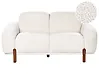 Sofa 2-Sitzer ODNES Bouclé Weiß