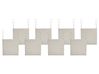 Gartenstuhlkissen 8er Set SASSARI PREMIUM 46 x 46 cm Taupe