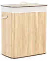 Wäschekorb KANDY Bambus Hellbraun 100 L